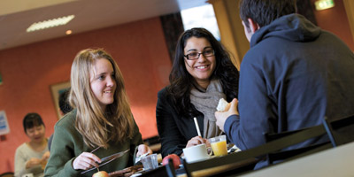 students at pollock halls