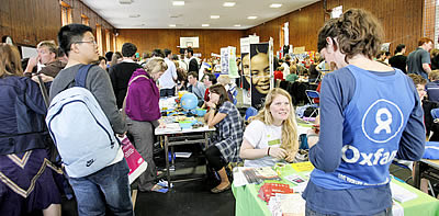 The Freshers' week fair