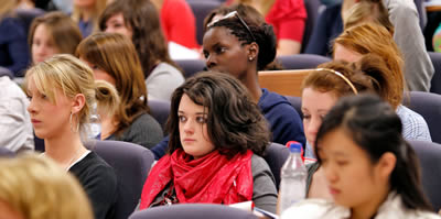 Students in a lecture
