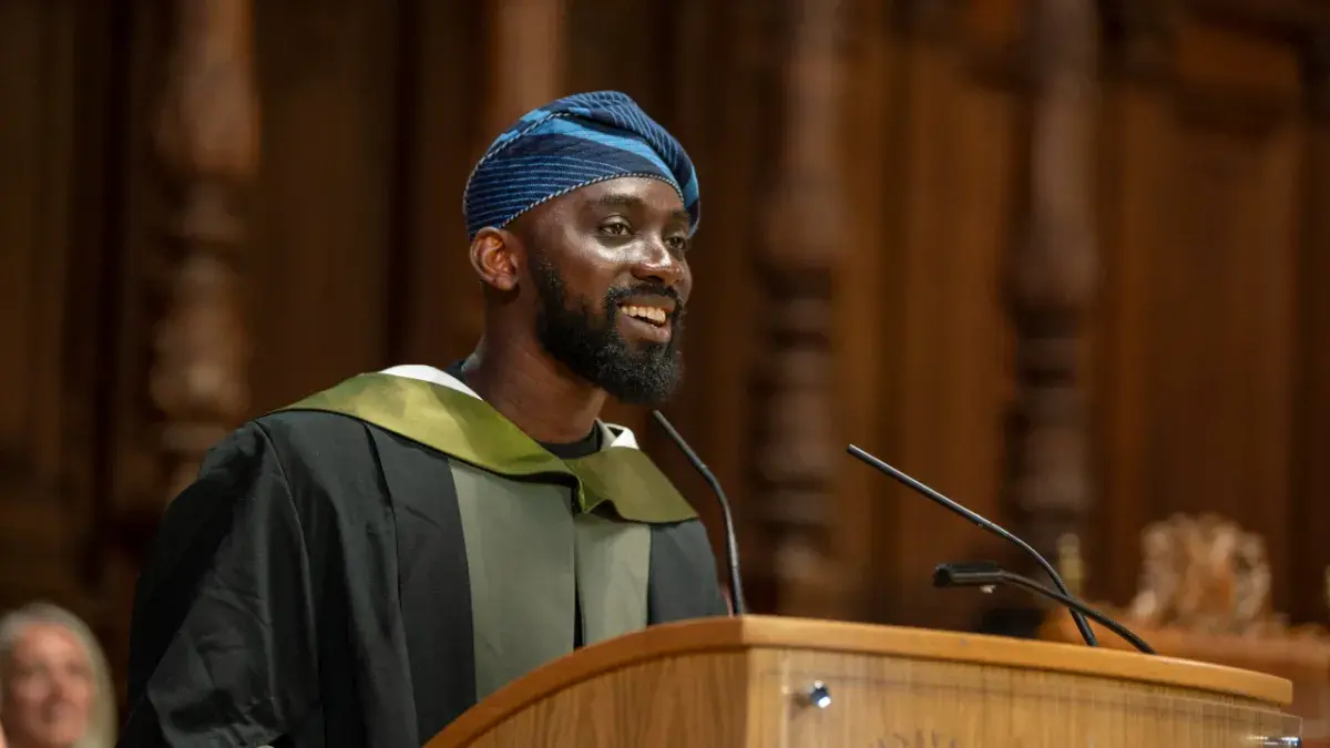 Being Edinburgh Award winner Hammed Kayode Alabi acceptance address