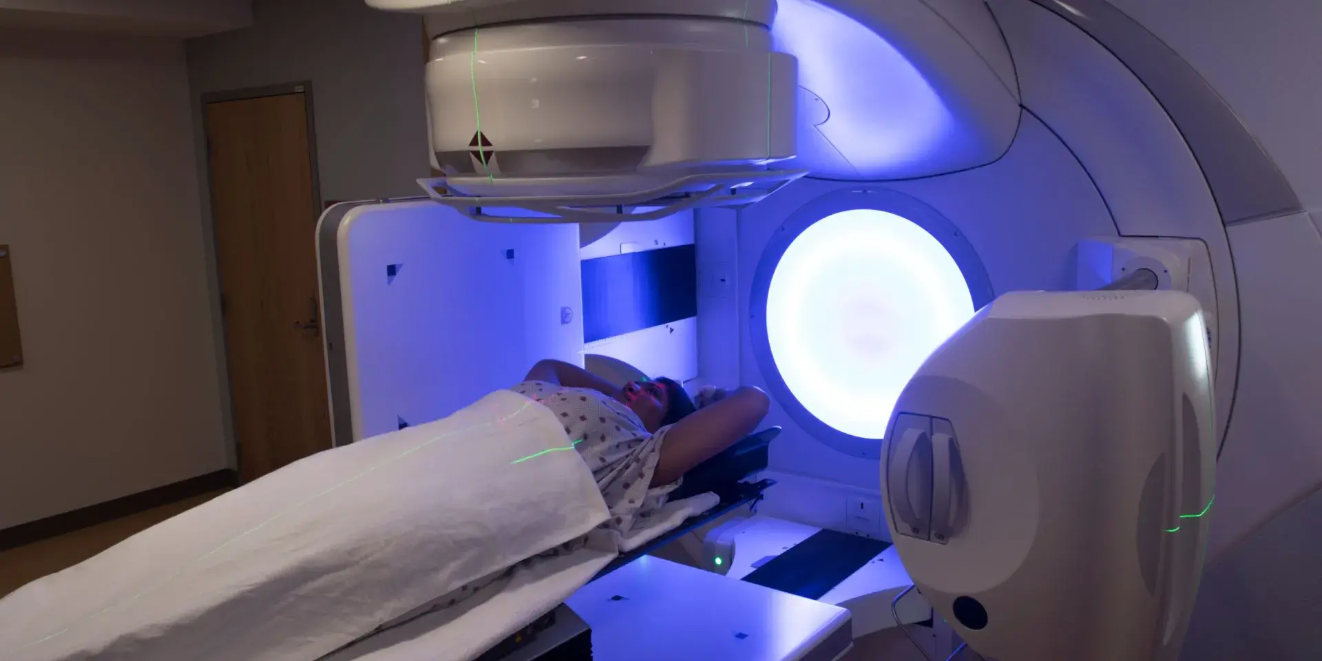 Women receiving radiation therapy for breast cancer