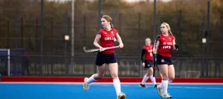 Edinburgh Sport Hockey Players on the pitch