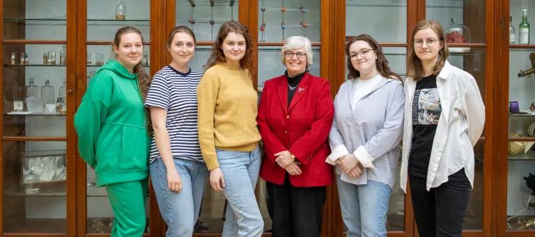 KNU students at the University of Edinburgh's School of Chemistry 