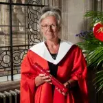 Professor Lisabette Tia DeNora receiving their honorary degree.