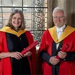 Dr Rachel Carr OBE and Dr Hugh Rayment-Pickard, MBE