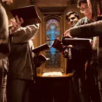 Students gathered in the Meditation and Multi-faith Space in the School of Divinity, Mound Place