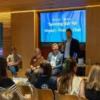 Colleagues during a session at The Impact Fesitval