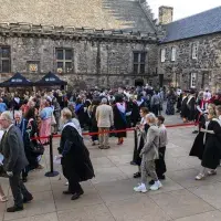 Graduation celebrations at Edinburgh Castle 9