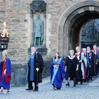 Graduation celebrations at Edinburgh Castle