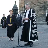 Graduation celebrations at Edinburgh Castle