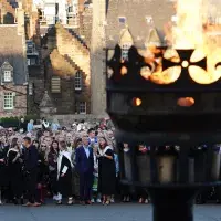Graduation celebrations at Edinburgh Castle