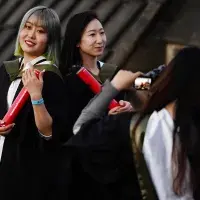 Graduation celebrations at Edinburgh Castle