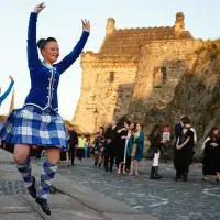 Graduation celebrations at Edinburgh Castle