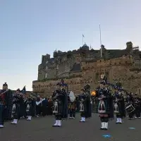 Graduation celebrations at Edinburgh Castle
