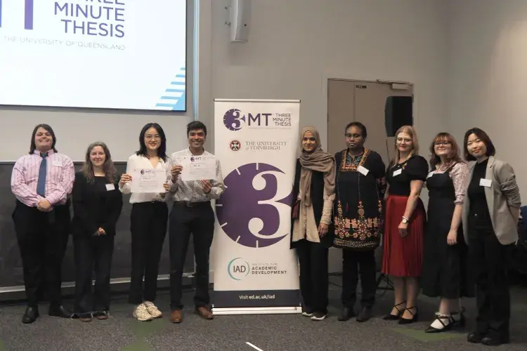 Three minute thesis competition finalists