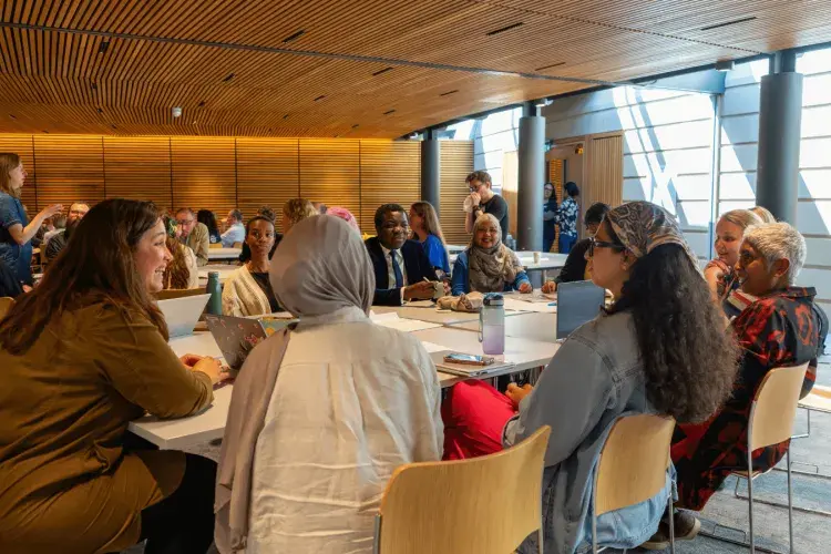 Colleagues during a session at The Impact Fesitval