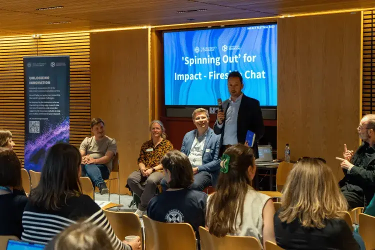 Colleagues during a session at The Impact Fesitval