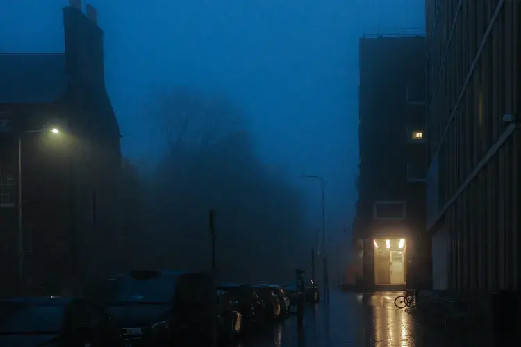 EFC student photo comp A Blue Rainy Day Joan Wang