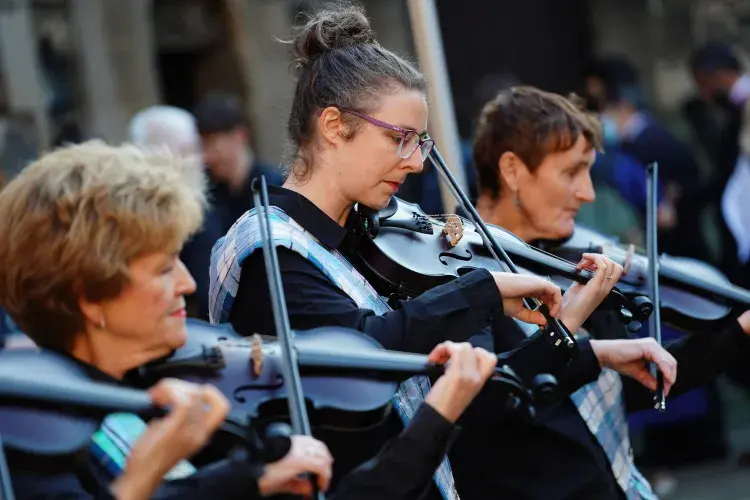 Graduation celebrations at Edinburgh Castle