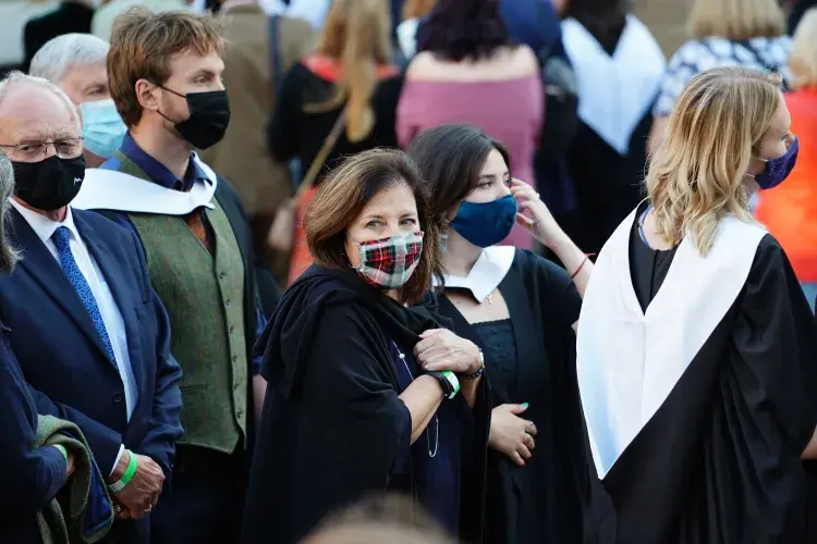 Graduation celebrations at Edinburgh Castle