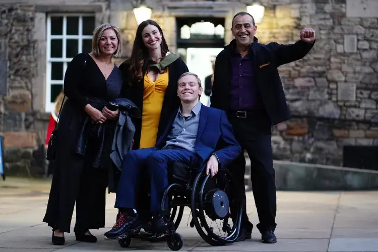 Graduation celebrations at Edinburgh Castle