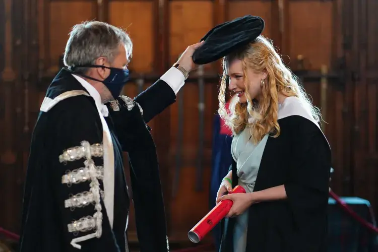 Graduation celebrations at Edinburgh Castle