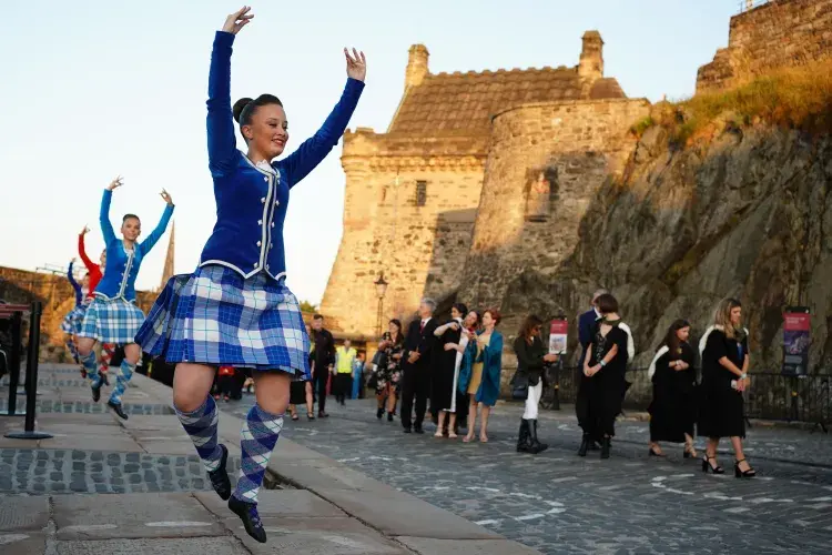 Graduation celebrations at Edinburgh Castle
