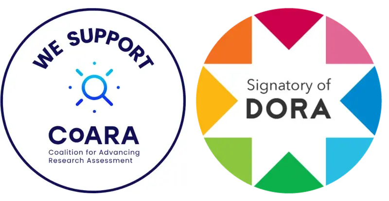 Support badges CoARA and DORA