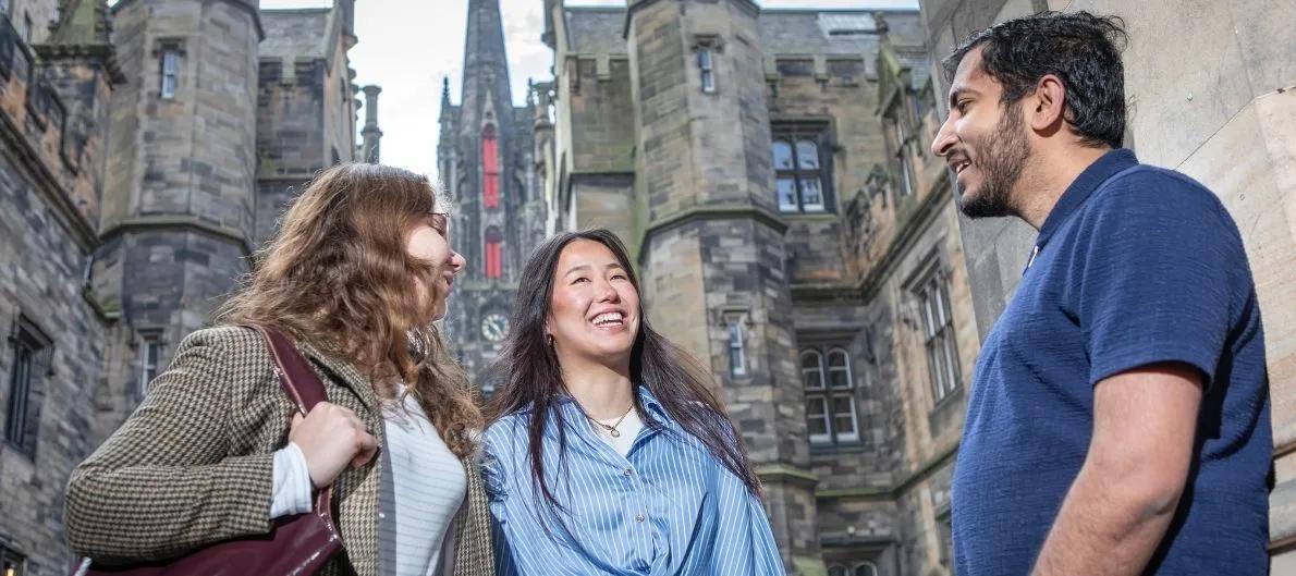 Students outside of New College